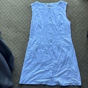 anthropology paper heart short white cute dress